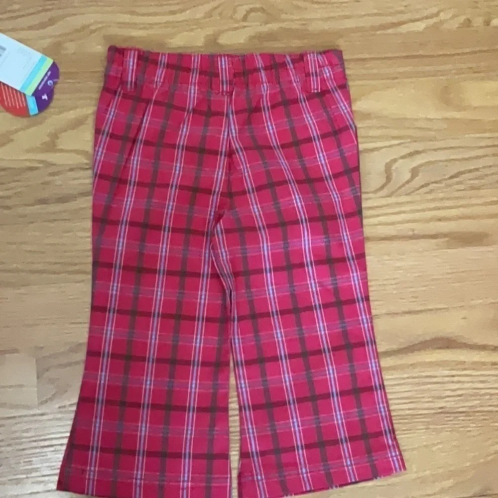 HEALTHTEX Infant Red Plaid Pant